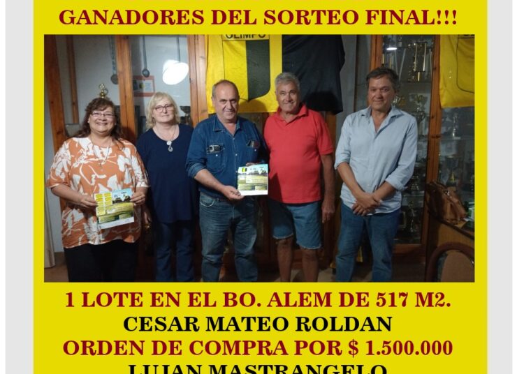 Olimpo celebra la culminación de su tercera rifa con grandes ganadores