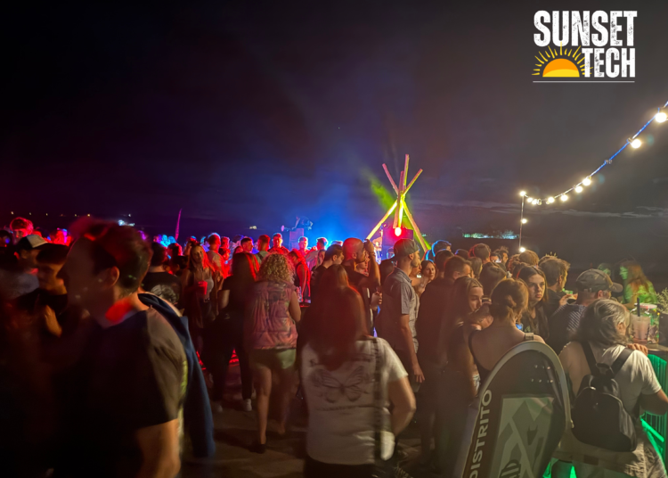 Gran éxito del Sunset Tech en las ruinas del balneario de Puan