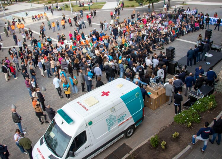 La Municipalidad gestionó una ambulancia nueva para Orense