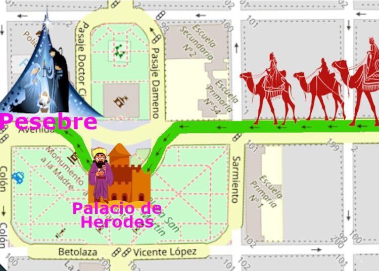 Dieron a conocer el recorrido que harán los Reyes Magos en la ciudad