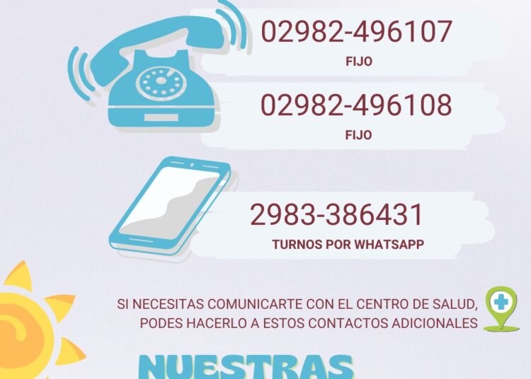 Claromecó: teléfonos adicionales del Hospitalito