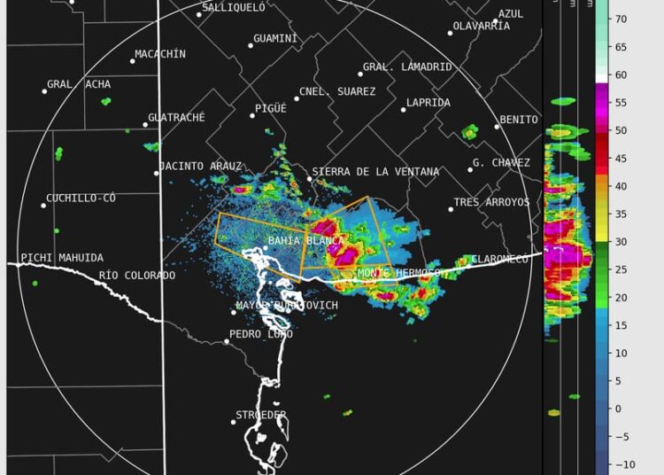 Emiten alerta por tormentas y caída de granizo en el distrito