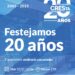 Invitación al Acto Conmemorativo por el 20° Aniversario de CRESTA