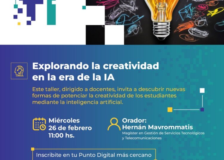 Ofrecen taller gratuito para docentes en el Punto Digital