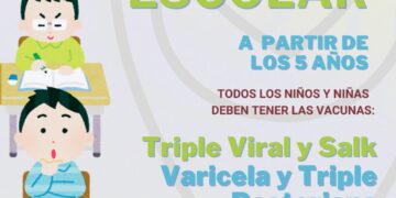 Vacunación previa al ingreso escolar