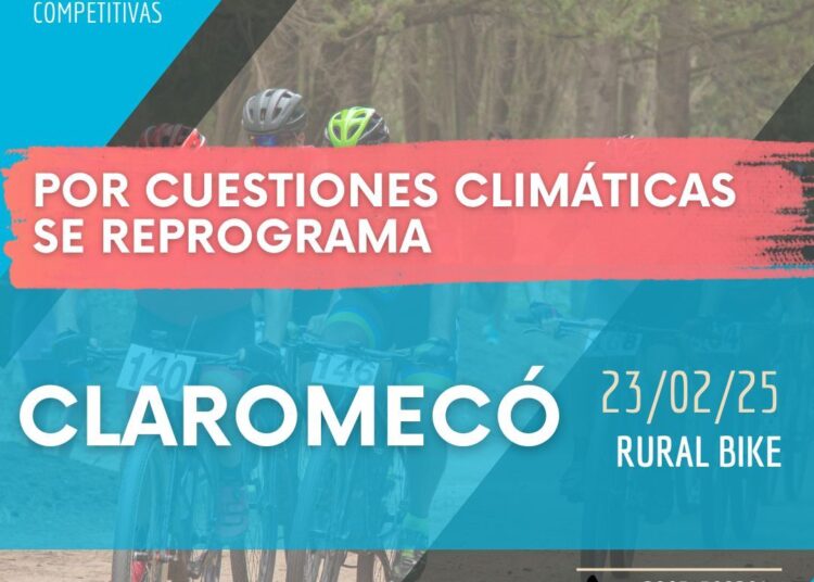 Por alerta meteorológico se posterga el Rural Bike en Claromeco