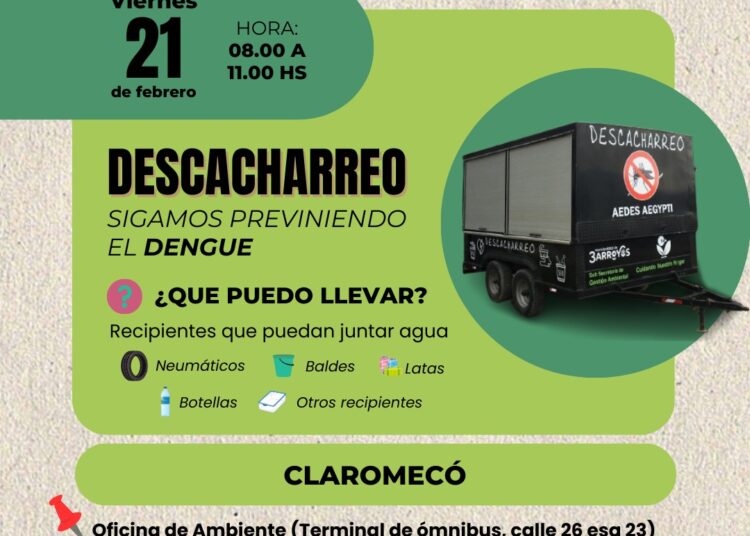 Descacharreo en Claromecó