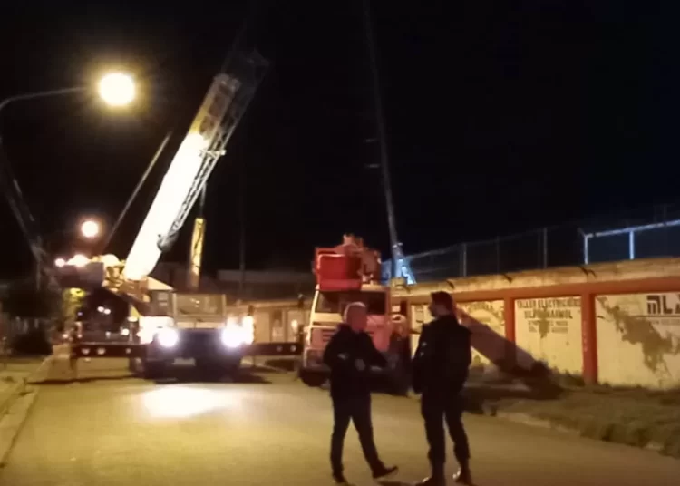 En marzo de 2023 debieron apuntalar una torre por peligro de derrumbe