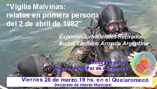«Vigilia Malvinas: relatos en primera persona del 2 de abril de 1982»