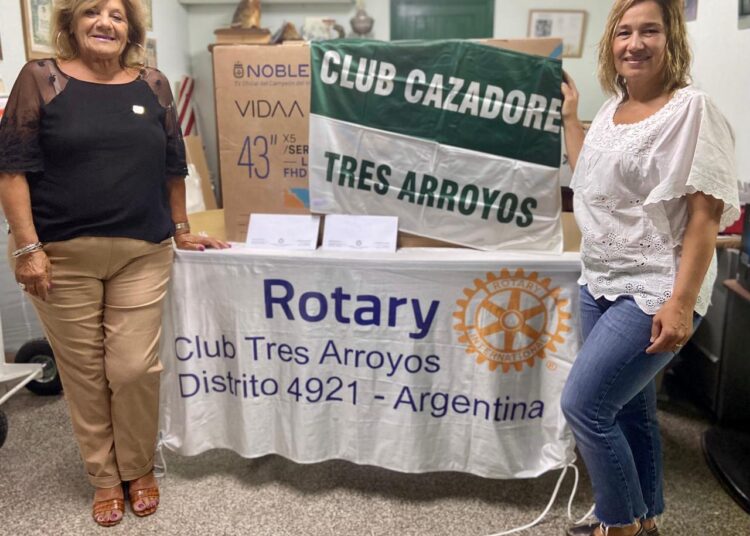 Rotary Club Tres Arroyos: Donación por $ 3.500.000 y entrega de premios
