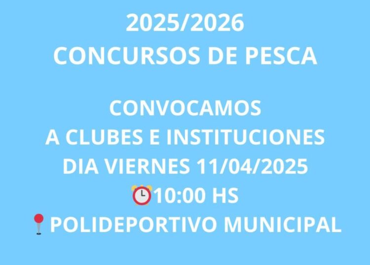 Convocatoria a clubes e instituciones