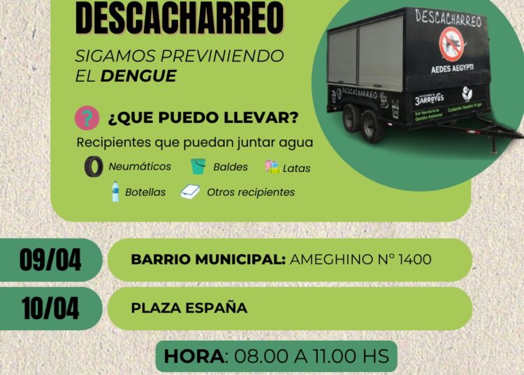 Continúa el descacharreo