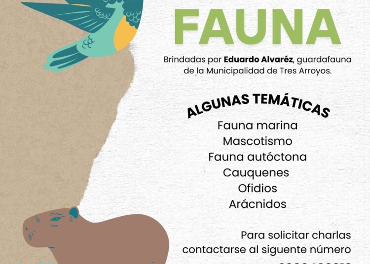 Charlas educativas sobre fauna: Conciencia y conservación en las escuelas de Tres Arroyos