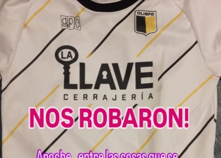 Robo en la utilería del club Olimpo