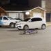 Ciclista herido tras colisión en Alberdi y Rivadavia