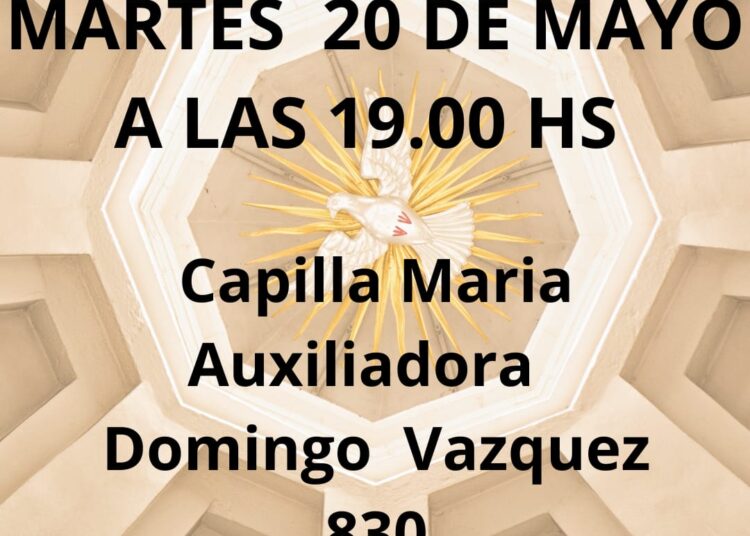 Desde la Parroquia Nuestra Señora del Carmen invitan a la misa Carismática
