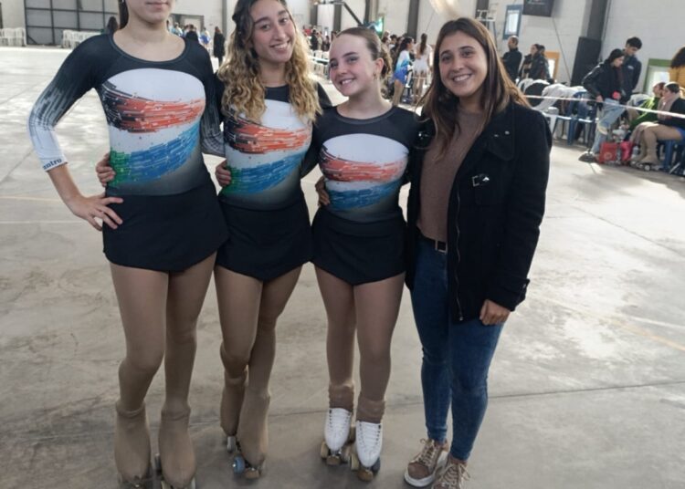 Podios y clasificación a los nacionales cosecharon las patinadoras del club Colegiales