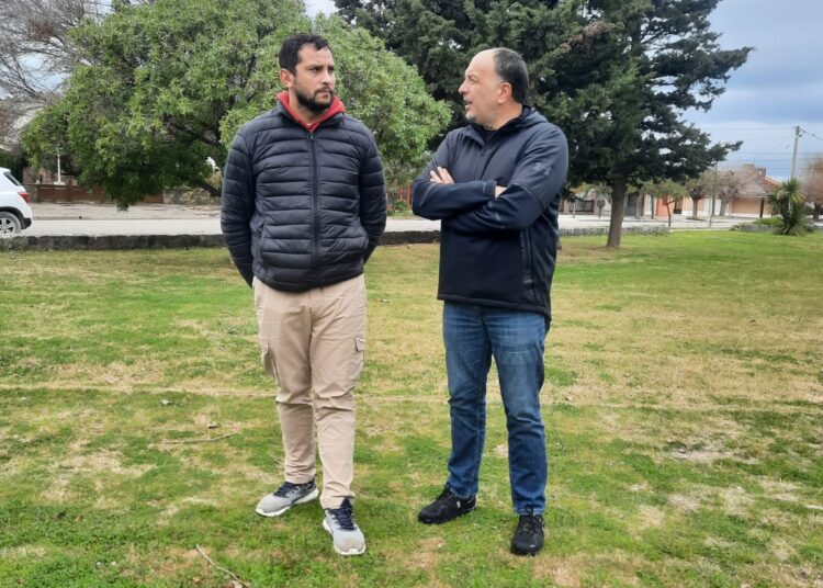 El Intendente Pablo Garate visitó el Balneario Claromeco