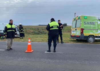 Volcó un utilitario a pocos kilómetros de Claromecó