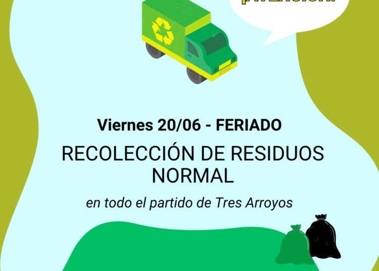 Servicio de recolección de residuos funcionará con normalidad durante el fin de semana largo