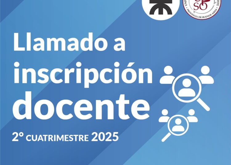 CRESTA: Hoy finaliza la convocatoria para cubrir cargos docentes en carreras de UTN y UPSO