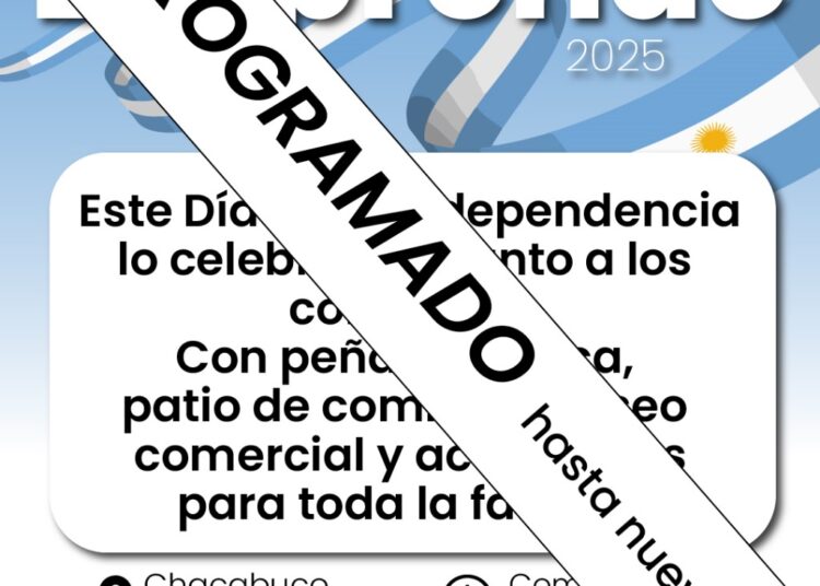 Se reprograma el Emprende Chacabuco por razones climáticas