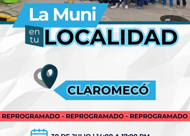 Se reprograma La Muni en tu Localidad