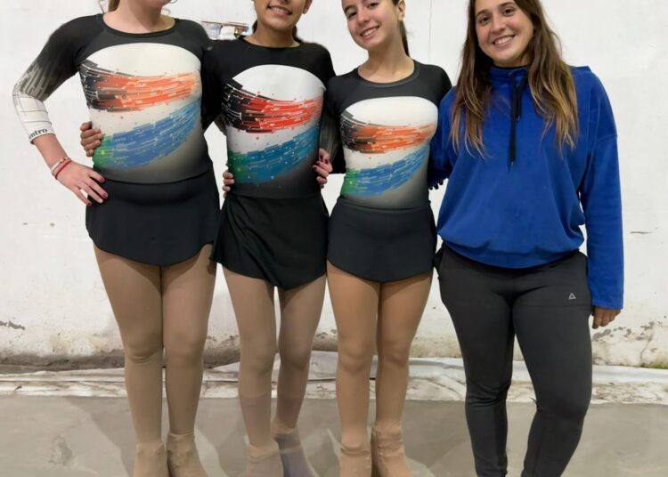 General Acha en el horizonte de patinadoras del club Colegiales