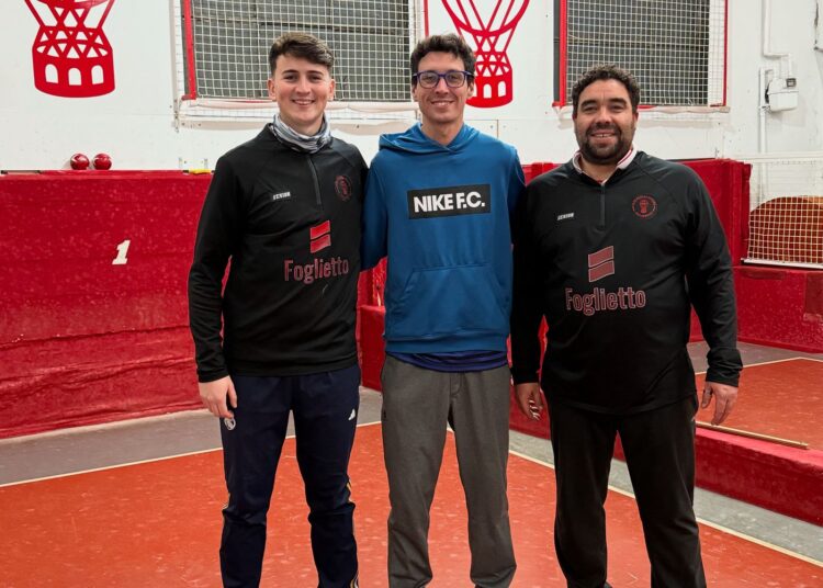 Última práctica del equipo tresarroyense rumbo al Provincial de Parejas de Primera Categoría