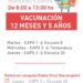 Chaves municipio refuerza la campaña gratuita de vacunación contra el sarampión