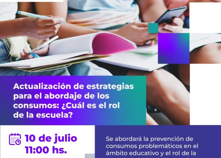 ¡Nuevo taller: estrategias para el abordaje de consumos en el ámbito educativo!