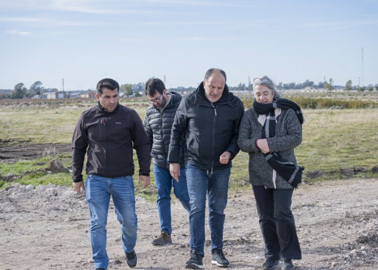 El intendente Pablo Garate recorrió los avances del Plan Joven