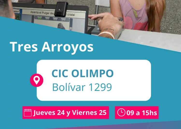 Operativo de DNI en los barrios: Este Jueves en Barrio Olimpo