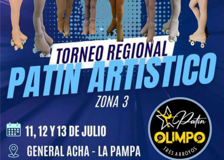 Olimpo de Tres Arroyos dirá presente en el regional de patín en La Pampa