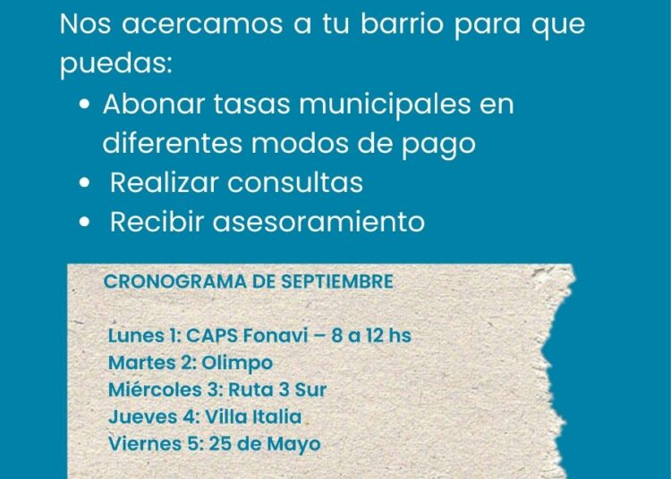 Piden a los vecinos circular con precaución por trabajos en distintos puntos de la ciudad