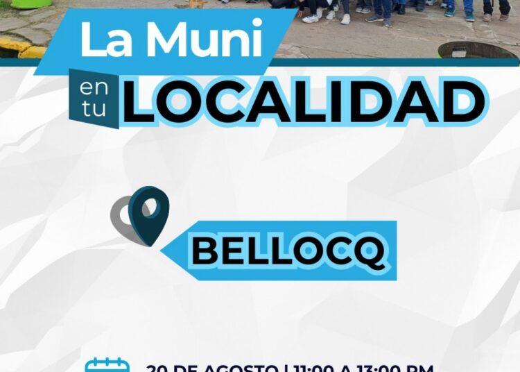 La Municipalidad en tu Localidad llega a Bellocq