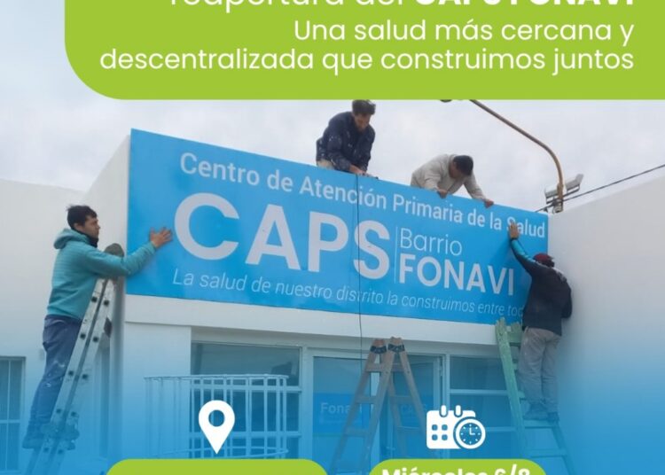 Inaugurarán la ampliación del CAPS Fonavi Terminal