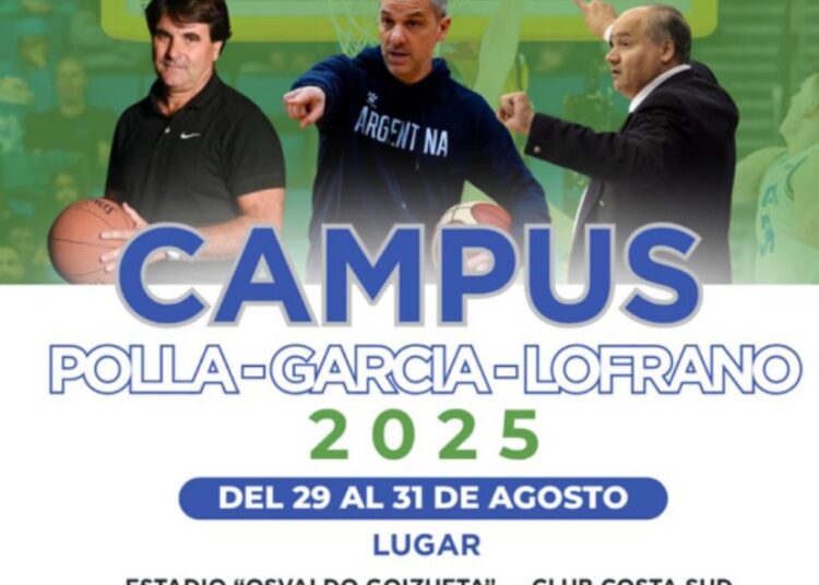 Costa Sud organiza su primer campus de básquet con entrenadores de nivel nacional