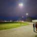 La pista de atletismo del Polideportivo “Rubén González” cuenta con nueva iluminación