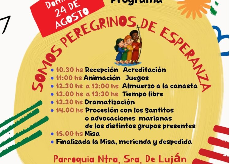 Jubileo de Niños: la fe compartida tendrá su gran encuentro en Tres Arroyos