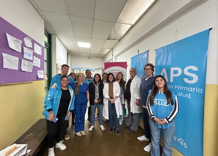 Primera visita del Programa de Salud Escolar en la EP N° 13 Constancio C. Vigil
