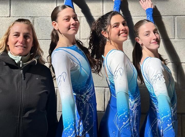 Patinadoras de Villa del Parque compiten en Monte Hermoso