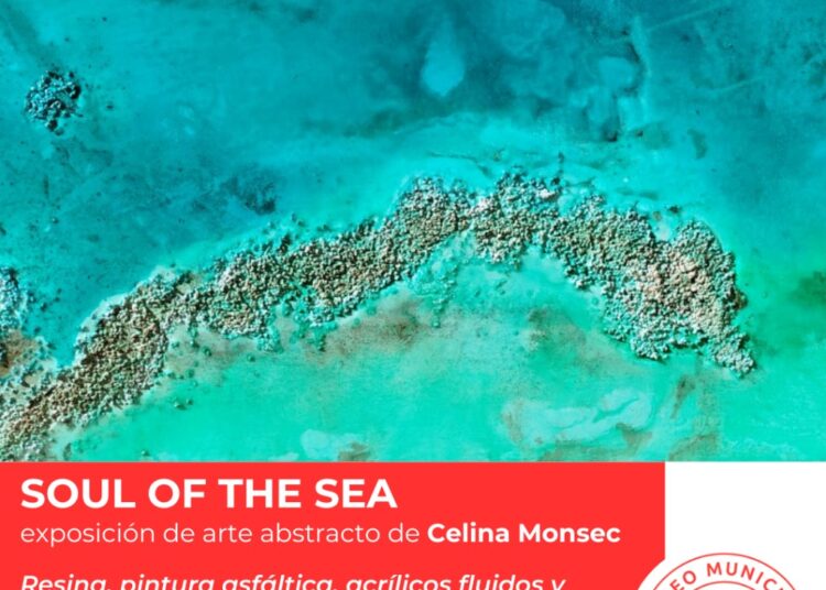 “Soul of the Sea”, arte abstracto de Celina Monsec en el Museo Mulazzi