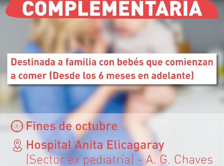 Chaves Municipio informa cambio de fecha en la Charla sobre Alimentación Complementaria