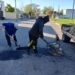 Programa de Bacheo continúa en marcha: trabajos de bacheo en diferentes puntos de la ciudad