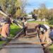 Pavimentaron el acceso a Pediatría en el Hospital