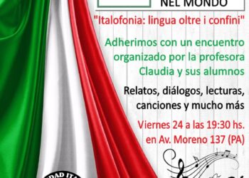 La Sociedad Italiana adhiere a la «Settimana della lingua italiana nel mondo»