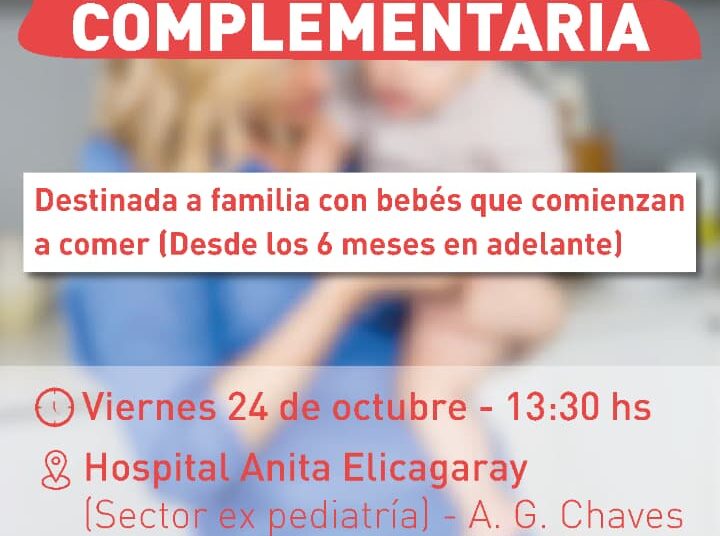 Chaves municipio informa nueva fecha para la charla sobre alimentación complementaria