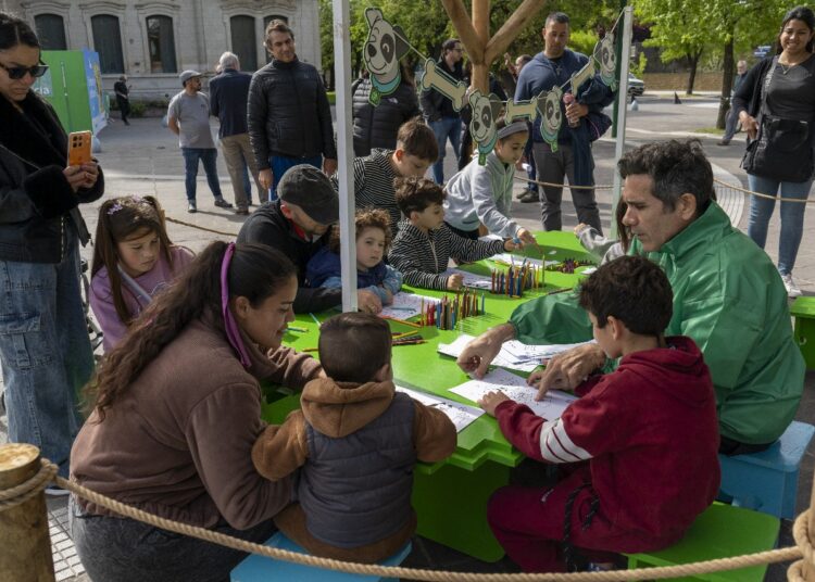 El Banco Provincia llegó a la Plaza San Martín con una jornada para toda la familia