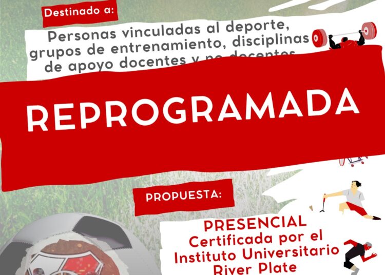 Se reprogramará la capacitación sobre Deporte e Inclusión